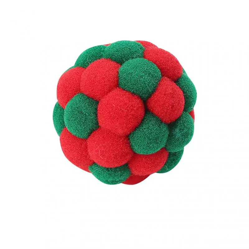 Bola com Sino para Gatos - Brinquedo Interativo de Pelúcia, Bola Saltitante, Treinamento e Diversão com Anel de Sino